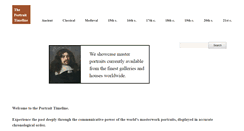 Desktop Screenshot of portraittimeline.com